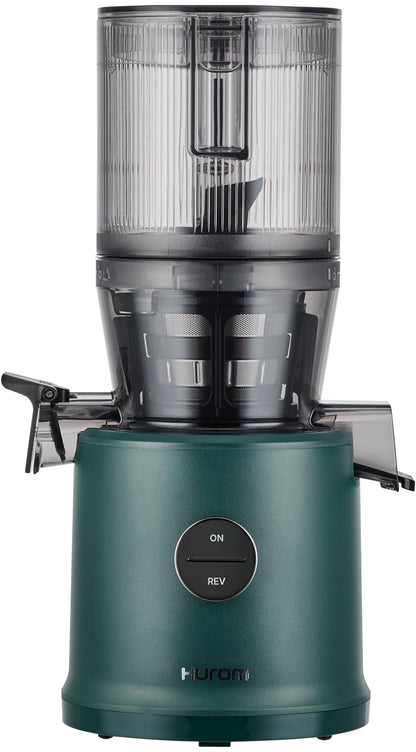Hurom H80-ST Neuer Slow Juicer | Elektrische Kaltpresse | Entsafter für Gemüse & Obst | 2.2L Kapazität | Automatische Entsaftungsfunktion | BPA-frei | 15 Jahre Garantie | 200W | (Dunkelgrün)