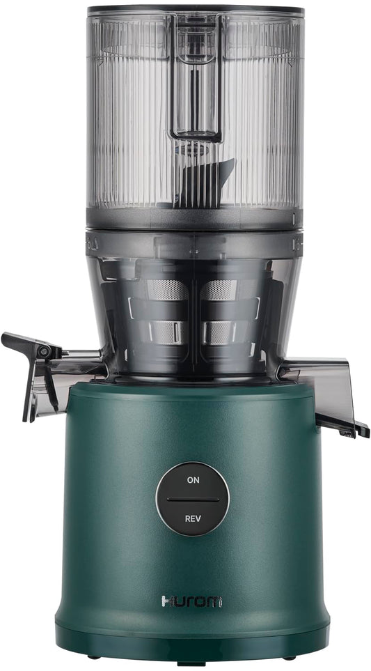 Hurom H80-ST Neuer Slow Juicer | Elektrische Kaltpresse | Entsafter für Gemüse & Obst | 2.2L Kapazität | Automatische Entsaftungsfunktion | BPA-frei | 15 Jahre Garantie | 200W | (Dunkelgrün)