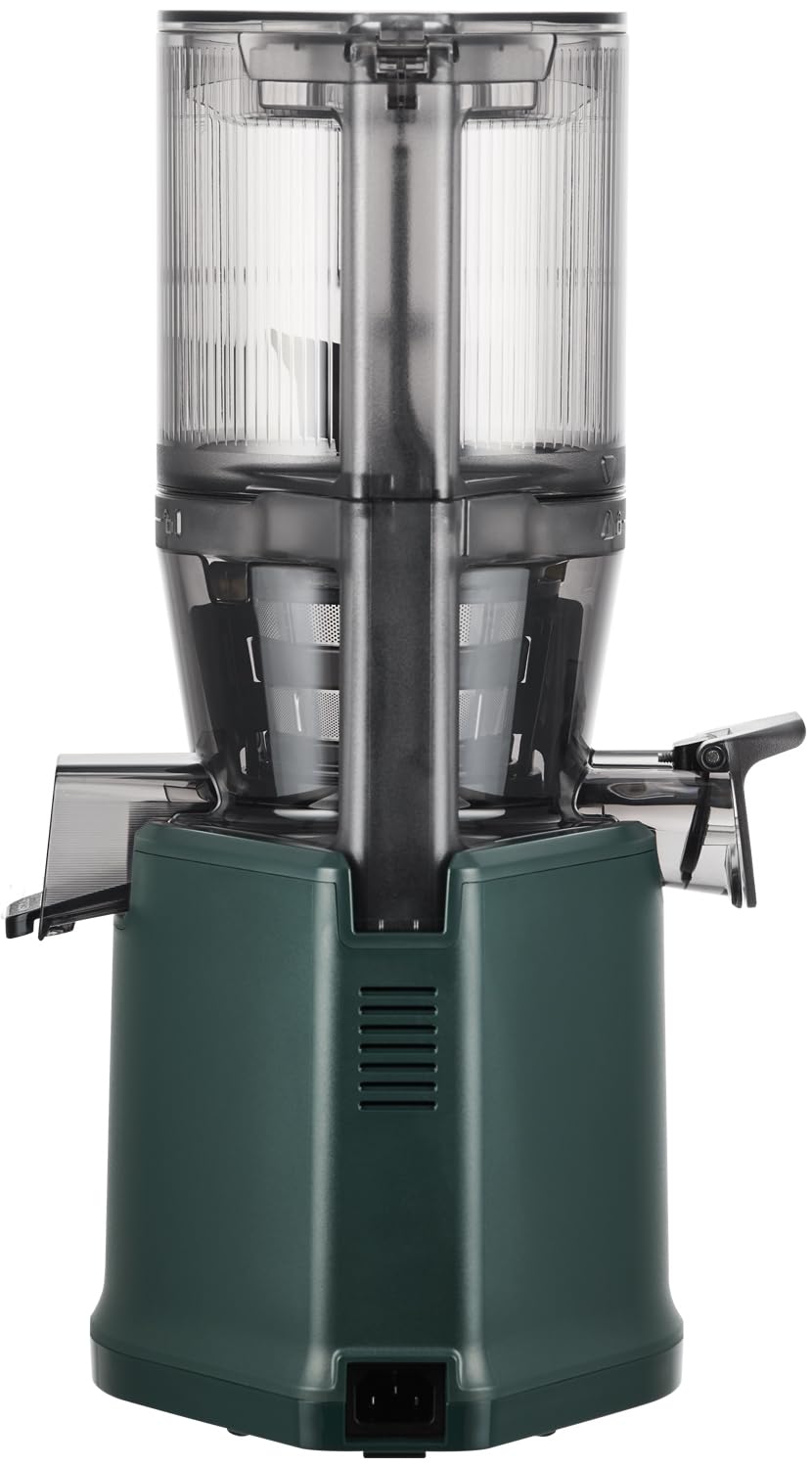 Hurom H80-ST Neuer Slow Juicer | Elektrische Kaltpresse | Entsafter für Gemüse & Obst | 2.2L Kapazität | Automatische Entsaftungsfunktion | BPA-frei | 15 Jahre Garantie | 200W | (Dunkelgrün)