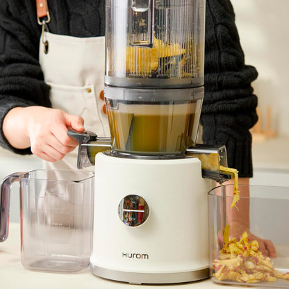 Hurom H80-ST Neuer Slow Juicer | Elektrische Kaltpresse | Entsafter für Gemüse & Obst | 2.2L Kapazität | Automatische Entsaftungsfunktion | BPA-frei | 15 Jahre Garantie | 200W | (Dunkelgrün)